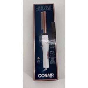 Conair Double Ceramic Straightening Comb Styling Tool With 30 Heat Settings